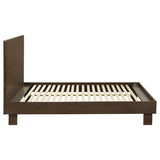 Glenwood 48-inch Queen Platform Panel Bed Warm Brown | Queen | Brown | Warm Brown | 225011Q