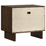 Glenwood 2-drawer Nightstand Bedside Table Warm Brown | Brown | Warm Brown | 225012