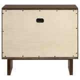 Glenwood 2-drawer Nightstand Bedside Table Warm Brown | Brown | Warm Brown | 225012