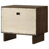 Glenwood 2-drawer Nightstand Bedside Table Warm Brown | Brown | Warm Brown | 225012