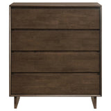 Glenwood 4-drawer Chest of Drawers Warm Brown | Brown | Warm Brown | 225015