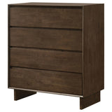 Glenwood 4-drawer Chest of Drawers Warm Brown | Brown | Warm Brown | 225015