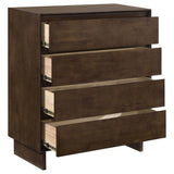Glenwood 4-drawer Chest of Drawers Warm Brown | Brown | Warm Brown | 225015
