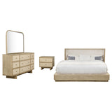 Kailani 4-piece Queen Bedroom Set Beige Oak | Gallery | 225041Q-S4 225041KE-S4 225041KW-S4 225041Q-S5 225041KE-S5 225041KW-S5