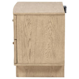 Kailani 2-drawer Nightstand Bedside Table Beige Oak | Beige | Beige Oak | 225042