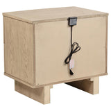 Kailani 2-drawer Nightstand Bedside Table Beige Oak | Beige | Beige Oak | 225042