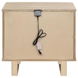 Kailani 2-drawer Nightstand Bedside Table Beige Oak | Beige | Beige Oak | 225042