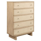 Kailani 5-drawer Bedroom Chest of Drawers Beige Oak | King | Beige | Beige Oak | 225045