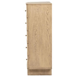 Kailani 5-drawer Bedroom Chest of Drawers Beige Oak | King | Beige | Beige Oak | 225045