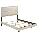 Trenton 54-inch Wood Full Panel Bed Rustic Cream | Ivory | Rustic Cream | 225061F