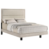 Trenton 54-inch Wood Full Panel Bed Rustic Cream | Ivory | Rustic Cream | 225061F