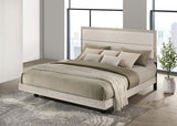 Trenton 54-inch Wood Panel Bed Rustic Cream