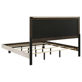 Trenton 54-inch Wood Eastern King Panel Bed Rustic Cream | Ivory | Rustic Cream | 225061KE