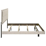 Trenton 54-inch Wood Eastern King Panel Bed Rustic Cream | Ivory | Rustic Cream | 225061KE