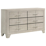 Trenton 4-piece Twin Bedroom Set Rustic Cream | Gallery | 225061T-S4 225061F-S4 225061Q-S4 225061KE-S4 225061T-S5 225061F-S5 225061Q-S5 225061KE-S5