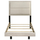 Trenton 54-inch Wood Twin Panel Bed Rustic Cream | Twin | Ivory | Rustic Cream | 225061T