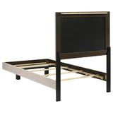 Trenton 54-inch Wood Twin Panel Bed Rustic Cream | Twin | Ivory | Rustic Cream | 225061T