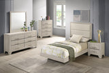 Trenton 54-inch Wood Twin Panel Bed Rustic Cream | Twin | Ivory | Rustic Cream | 225061T