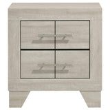 Trenton 2-drawer Nightstand Bedside Table Rustic Cream | Ivory | Rustic Cream | 225062