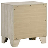 Trenton 2-drawer Nightstand Bedside Table Rustic Cream | Ivory | Rustic Cream | 225062