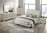 Trenton 2-drawer Nightstand Bedside Table Rustic Cream | Ivory | Rustic Cream | 225062