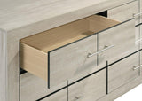 Trenton 6-drawer Bedroom Dresser Rustic Cream | Ivory | Rustic Cream | 225063