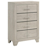 Trenton 4-drawer Bedroom Chest of Drawers Rustic Cream | Beige | Rustic Cream | 225065
