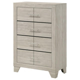 Trenton 4-drawer Bedroom Chest of Drawers Rustic Cream | Beige | Rustic Cream | 225065