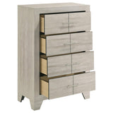 Trenton 4-drawer Bedroom Chest of Drawers Rustic Cream | Beige | Rustic Cream | 225065