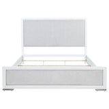 Gracemont 57-inch Eastern King Panel Bed Grey and White | White | 225071KE