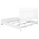 Gracemont 57-inch Eastern King Panel Bed Grey and White | White | 225071KE