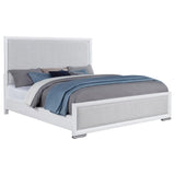 Gracemont 57-inch California King Panel Bed Grey and White | White | 225071KW