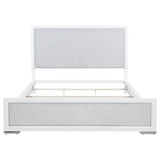 Gracemont 57-inch California King Panel Bed Grey and White | White | 225071KW