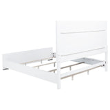 Gracemont 57-inch California King Panel Bed Grey and White | White | 225071KW