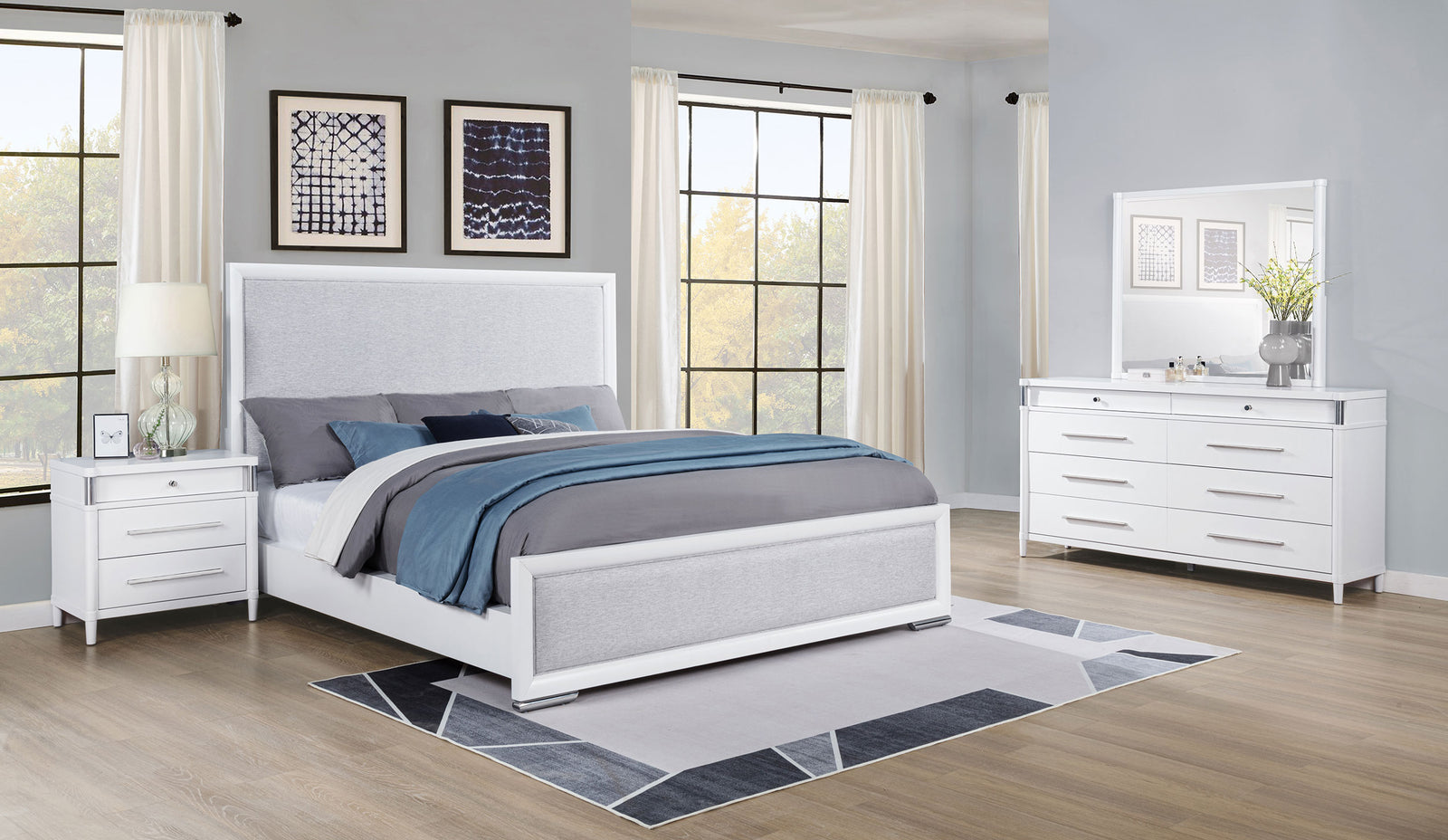 Gracemont 4-piece Queen Bedroom Set White | Queen / 4-piece | 225071Q-S4