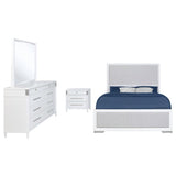 Gracemont 4-piece Queen Bedroom Set White | Gallery | 225071Q-S4 225071KE-S4 225071KW-S4 225071Q-S5 225071KE-S5 225071KW-S5