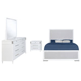 Gracemont 4-piece Queen Bedroom Set White | Gallery | 225071Q-S4 225071KE-S4 225071KW-S4 225071Q-S5 225071KE-S5 225071KW-S5