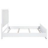 Gracemont 57-inch Queen Panel Bed Grey and White | Queen | White | 225071Q