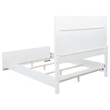 Gracemont 57-inch Queen Panel Bed Grey and White | Queen | White | 225071Q