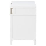 Gracemont 3-drawer Bedroom Nightstand Bedside Table White | White | 225072