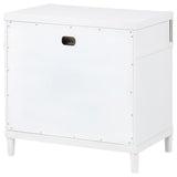 Gracemont 3-drawer Bedroom Nightstand Bedside Table White | White | 225072