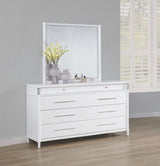 Gracemont 8-drawer Bedroom Dresser with Mirror White | White | 225073M