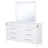 Gracemont 8-drawer Bedroom Dresser with Mirror White | White | 225073M