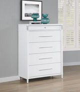 Gracemont 5-drawer Bedroom Chest of Drawers White | King | White | 225075