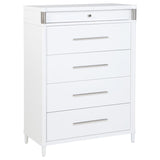 Gracemont 5-drawer Bedroom Chest of Drawers White | King | White | 225075