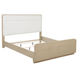 Ladera 56-inch Eastern King Panel Bed Light Elm | Beige | Light Elm | 225081KE