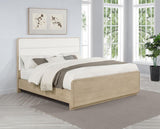 Ladera 56-inch California King Panel Bed Light Elm | Beige | Light Elm | 225081KW