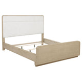 Ladera 56-inch California King Panel Bed Light Elm | Beige | Light Elm | 225081KW