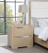 Ladera 2-drawer Nightstand Bedside Table Light Elm | King | Beige | Light Elm | 225082