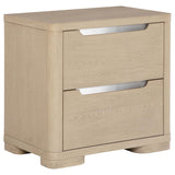 Ladera 2-drawer Nightstand Bedside Table Light Elm | King | Beige | Light Elm | 225082